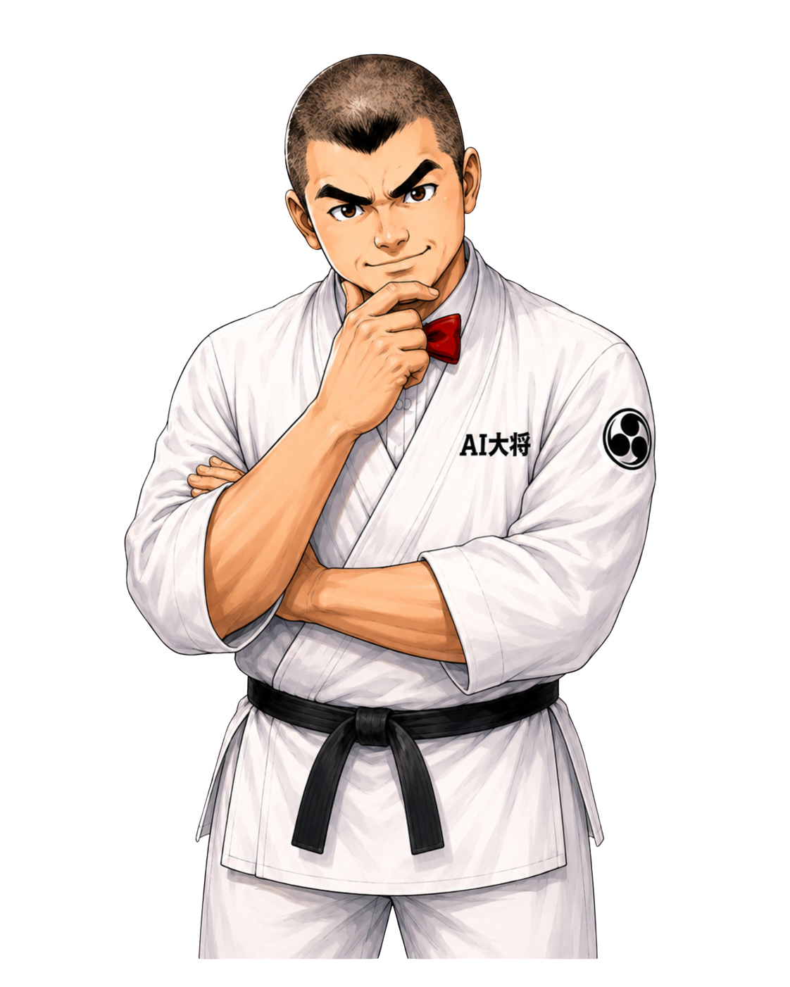考えるポーズのAI大将